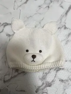 クマの顔デザイン ニット帽