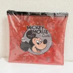 即購入可 Happyくじ ディズニー100 E賞 レッド フラットポーチ