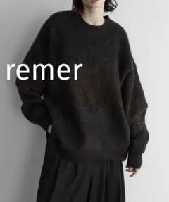 remer loose shadow gradation knit