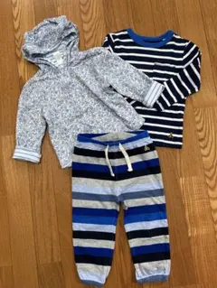 Baby GAP クマ耳パーカー・パンツ・ロンTセット90cm
