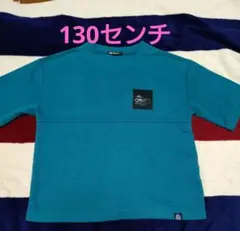 CAMP7 Tシャツ 130cm ブルー、黒のサムネイル
