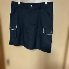 黒 サイドポケット スカート