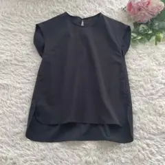 美品♡RIKO リコトウキョウ　フレンチ袖　ブラウス　カットソー　ブラック