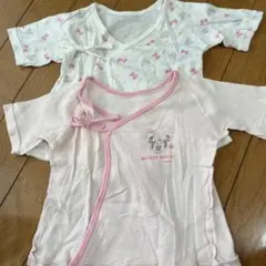 ミニーちゃん ベビー肌着 短肌着 2枚セット 50cm