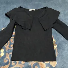 MESH MASCH 黒 長袖セーター M