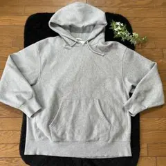 【美品】【GU】フード付きパーカー★XLサイズ★グレー★