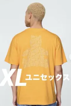 新品◇GAP◇ギャップ◇XL◇ユニセックス◇ブラナンベア◇ロゴ◇Tシャツ◇黄