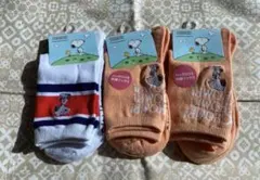 スヌーピー　靴下　3足セット