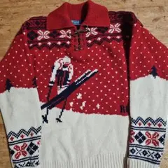 ★ポロラルフローレン ニット 草薙剛着用 ノルディック柄 スキー SMAP CM