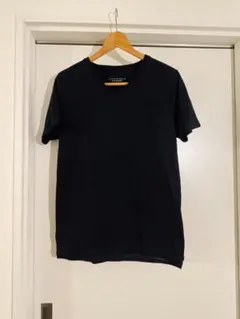 ジュンハシモト　ナノユニバース　レイヤードTシャツ　Vネック　Lサイズ　ネイビー