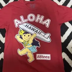 88tees Aloha Hawaii Tシャツ S 赤