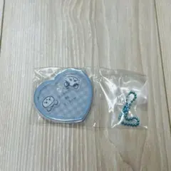 ちいかわ きゃらシャカチャームグミ スペシャル モモンガ 古本屋 かに ブルー