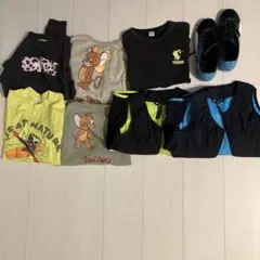 男の子　130センチ　140センチ　長袖まとめ売りアディダスベストプーマシューズ