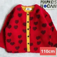 MARKEY'S HOGAN マーキーズ 赤 ハート柄 ボアジャケット アウター
