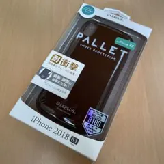 iPhone XR 耐衝撃ハイブリッドケース「PALLET」 ブラック