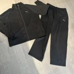 PUMA ブラックジャージ上下セット