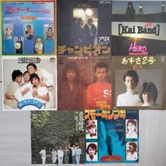 70's 邦楽ポップスEPレコード8枚セット