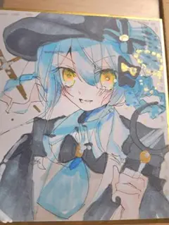 魔法少女ノ魔女裁判 まのさば 手描きイラスト 橘シェリー