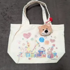 Suzy's Zoo カラフルバッグ 中型 ぬいぐるみチャーム付き