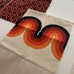 クッションカバー　３点セット　 スペースエイジ　レトロ　ミッドセンチュリー