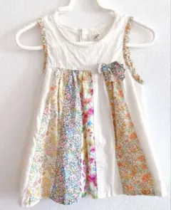 お値下げ【美品】センスオブワンダー　リバティ　花柄　チュニック　80