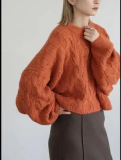 ●select MOCA レディース ニット ドルマンスリーブショートニット