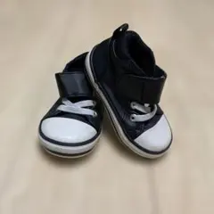 コンバース風ブラック ハイカットスニーカー13cm