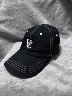 VARZAR バザール　キャップ　844 ブラック　ロゴ　刺繍　y2k