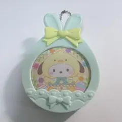 マイメロディ 缶バッジ＆スタンドチャーム イースター ポチャッコ