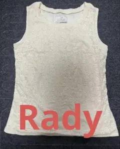 【美品】Rady レース　ノースリーブのサムネイル