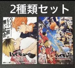劇場版 ハイキュー‼︎ ゴミ捨て場の決戦 フライヤー　映画チラシ　2種類