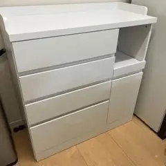 SQUARE DESIGN DESK 104 キャビネット PCデスク ホワイト - メルカリ