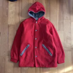 60s ヴィンテージ MAPLEコート型 フード付 ボタンスタジャン USA製 60s ヴィンテージ MAPLEコート型 フード付 ボタンスタジャン USA製