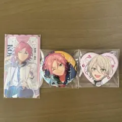 桜河こはく 白鳥藍良 缶バッジ カード