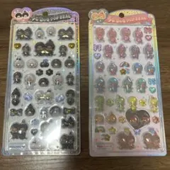 正規品うるちゅるモンチッチMonchhichi シール 2シートセット