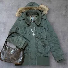 Von Dutch ミリタリージャケット y2k 00s 平成ギャル ラクーン