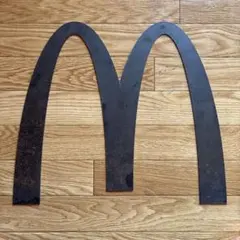 非売品McDonald's ゴールデンアーチ 看板 サインプレート　マクドナルドのサムネイル