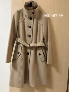 バーバリー　ブルーレーベル　ファー付きロングコート　値下げ中