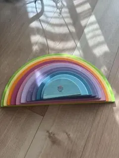 Grimmsグリムス 半円盤・レインボー　知育玩具