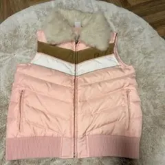 y2k グランジ　平成　ファー　ダウン　ベスト　中綿　00s archive