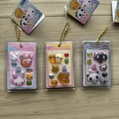 CRUX うるちゅるシール ミニ キーホルダー 3種セット　平成ファンのサムネイル