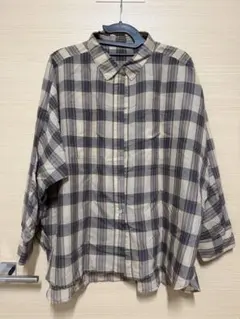 SHIPS チェック 長袖シャツ