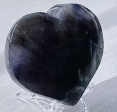 透明感 模様が美しい◇アメジストアゲート◇ハート