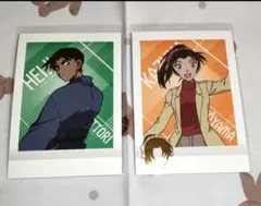 【名探偵コナン】ぱしゃこれ 服部平次＆遠山和葉 箔押し レア