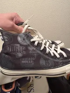 NBAチームロゴ ハイカットスニーカー