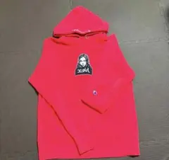 エックスガールChampion 赤 フード付きパーカー