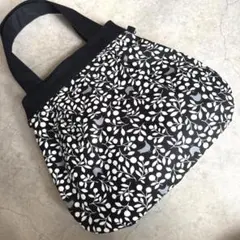ハンドメイド　グラニーバッグ　バルーンバッグ　トートバッグ　ショルダー　リーフ