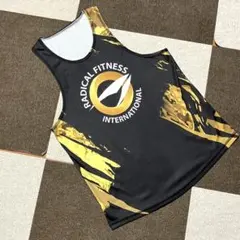 人気モデル❗️RADICAL FITNESS タンクトップ 黒金