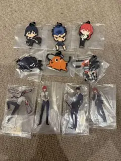 チェンソーマン　一番くじ ラバーチャーム アクリルスタンド　セット