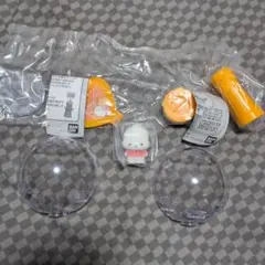 サンリオ　カプセルステッキ2＆ふわふわフロッキードール2 ポチャッコセット
